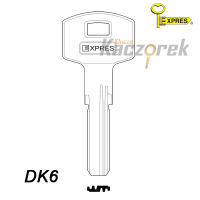 Expres 242 - klucz surowy mosiężny - DK6
